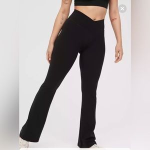 Offline by Aerie Real Me High Waisted Crossover Flare Leggings